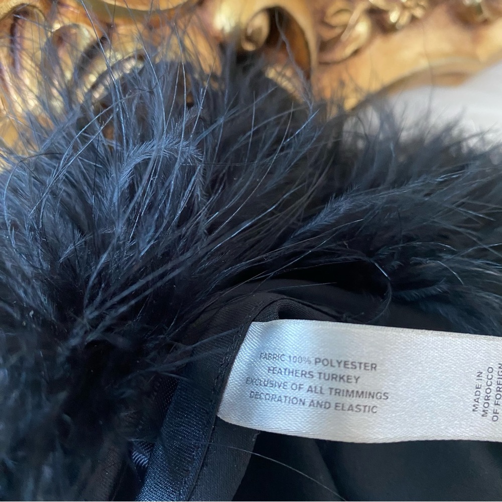 Chantal Thomass For Victoria’s Secret Feather Open Front Jacket - Picture 9 of 9